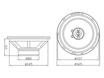 Reproduktory do auta 16,5 cm 2ks - 2