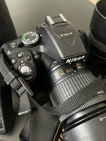 Zrkadlovka Nikon D5300 + 2 objektívy s príslušenstvom - 2