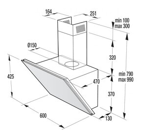 Nový digestor Gorenje WHI643ORAB - 2