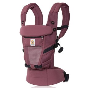 Nosič Ergobaby Adapt Cool Air Mesh burgundy - top stav - 2