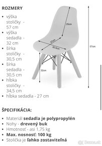 Ružová stolička pre deti - 2