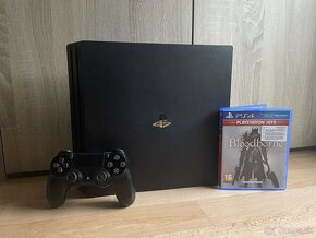 Playstation 4 Pro 1TB + ovládač + Bloodborne - 2