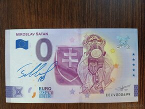 0 euro bankovka Šatan s podpisom - 2