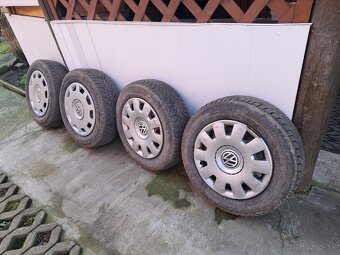 Plechove disky 5x112 r15 zimne 195/65 r15 - 2