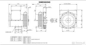 STAMFORD 3-fázový generator prúdu 25KWA s AVR regulací - 2