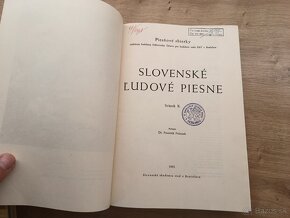 Slovenské ľudové piesne 2. , 1952 - 2