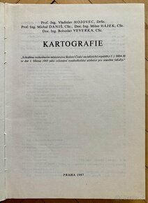 PREDÁM - kniha: KARTOGRAFIE / KARTOGRAFIA - 2