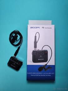 Zoom F2 Prenosný rekordér čierny / klopovy mikrofón - 2