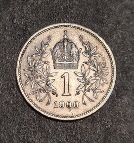 1 Koruna 1900 b.z František Jozef I. Č 2 - 2