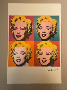 Andy Warhol "Marilyn" Limitovaná edícia_Číslované_Certifikát - 2