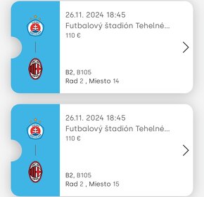 Liga Majstrov Slovan Bratislava AC Milano - 2