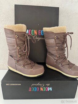 Dámska zimná obuv MOON BOOT WP mud Brown - 2