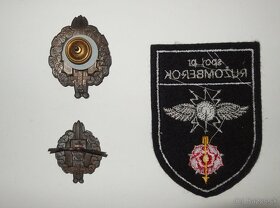 Vojenské odznaky OSSR. - 2