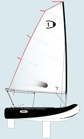 nafukovací plachetnice DinghyGO 280, NOVÁ-záruka - SLEVA - 2