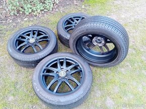 17" ALU 5x114,3 (KIA/HYUNDAI) + letné 205/55 r17 7mm - 2