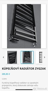 Dizajnový radiátor do kúpeľne - 2