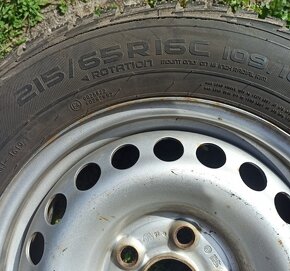 215/65 r16 c nokian , disky 5x120 vw t5 - 2