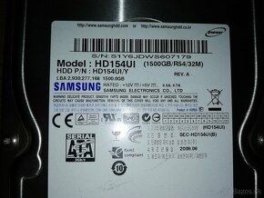 Pevný disk Samsung 1500 GB - 2