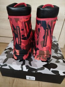 Nové topánky Boots RED HELL Edition Double red veľkosť 41 - 2