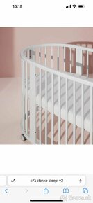 Postieľka Stokke sleepi v3 white - 2