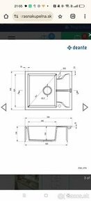 Kuchynský granitový drez ZQN 711A - 2
