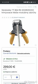 Predám Nové elektrikárske kliešte za polovicu - 2