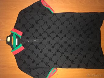 GUCCI black/monogram pánske polotricko  L/XL - 2