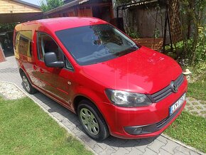 VW CADDY 1.6TDI 5MIEST r.v.2012 - 2