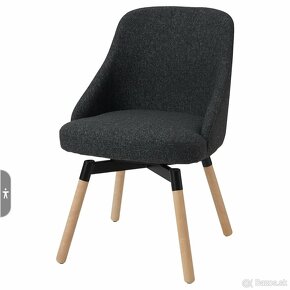 Čalúnená kuchynská stolička JANOLOF IKEA - 2