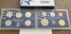 U.S. MINT PROOF SETS - 6 sád vybrané ročníky - 2