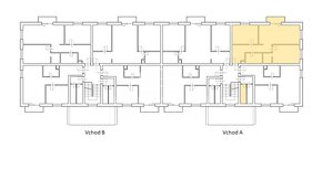 3 izbový byt  (71 m²) A403 na III. poschodí v NOVOSTAVBE, Ko - 2