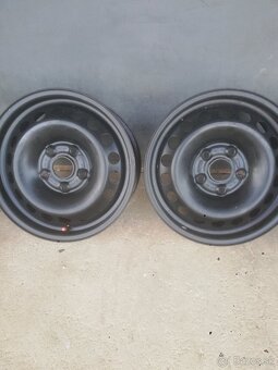 Plechový disk 6j r15 5x112 škoda - 2