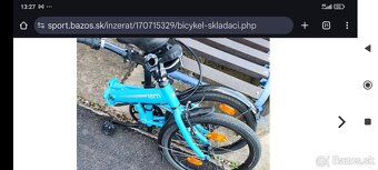 Skladací bicykel ako novy - 2