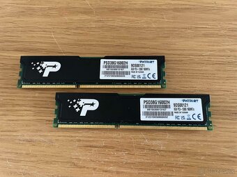 2x RAM Patriot 8 GB DDR3 1600 MHz CL11 - 2