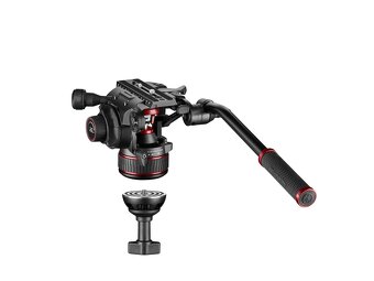 Manfrotto Nitrotech 608 hlava a Alu Twin MS statív  - 2