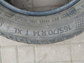 165/70 r14 zimné pneumatiky - 2