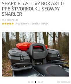 Plastovy kufor box na stvorkolku segway - 2