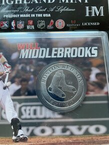 Boston Red Sox mince z limitované edice - Will Middlebrooks - 2