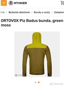 Bunda Ortovox Piz Badus, velkost M, nova - 2