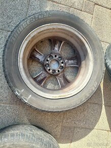 ALU disky 5x112 R16 , pneumatiky 195/55 R16 - 2