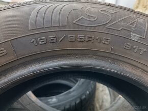 Predám pneumatiky 195 /65 R15 zimné - 2