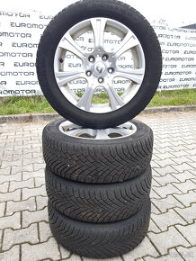 Sada hlinik. diskov 4ks - 205/55 R16 Continental zimné pneu. - 2