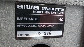 Predám reproduktory Aiwa SX-LEM20 - 2
