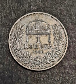 1 Koruna 1896 K.B František Jozef I. - 2