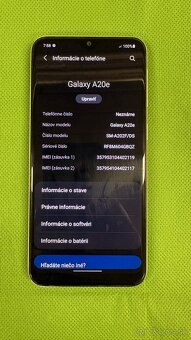 samsung galaxy a20e biely - 2