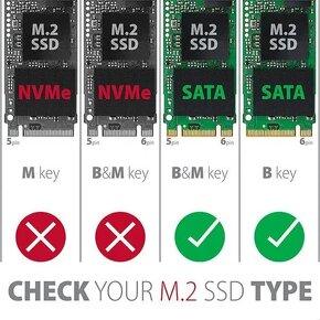 Novy externy box pre SATA M.2 SSD - 2