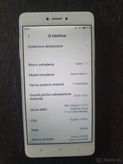 Predám Redmi note 4 - 2