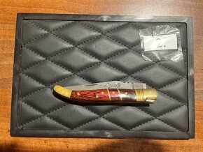 LAGUIOLE Luxury - vreckový nôž, rukoväť z čerešňového dreva - 2