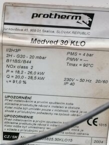 Plynový kotol Protherm medveď 30 KLO - 2