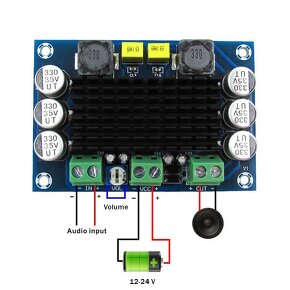 Audio zosilnovac modul 100W mono - 2